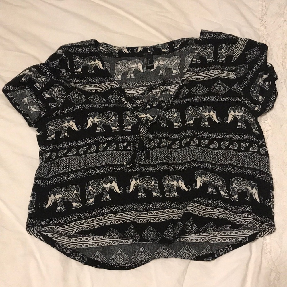 Elephant Print Shirt
